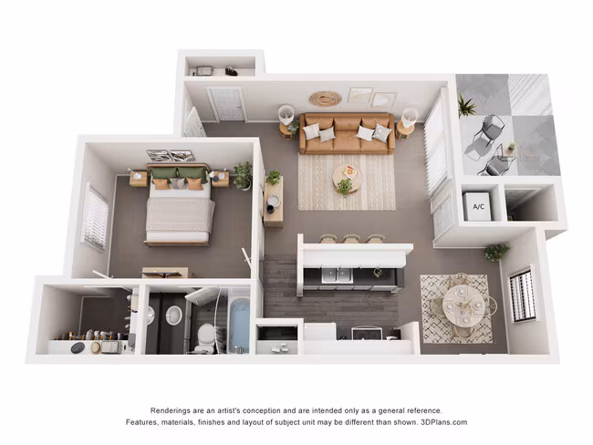Unit 404 415 floor plan